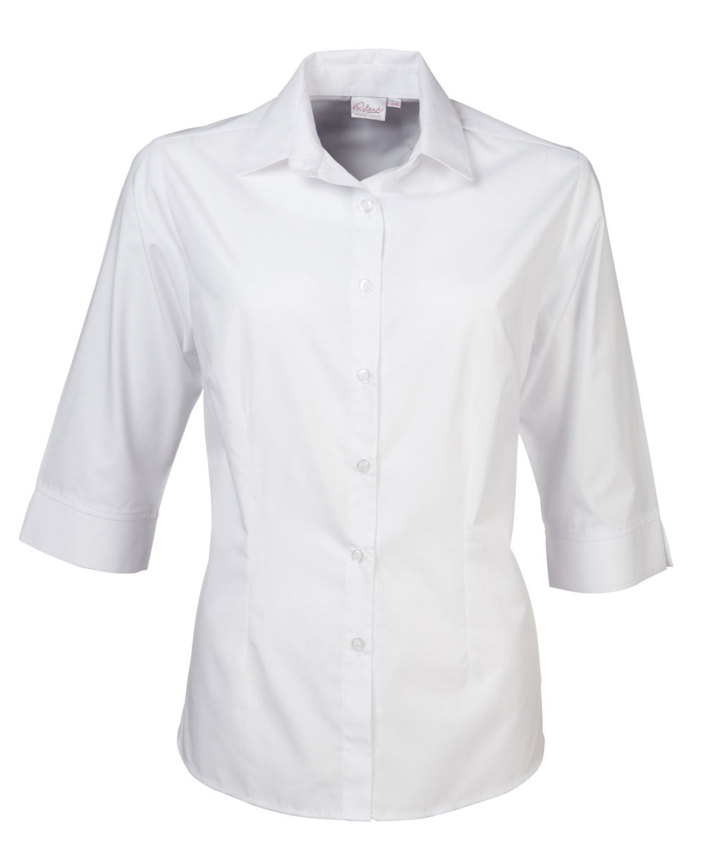 Rolando - P070 Ladies Easy Care Poplin 3/4 Sleeve Cathy Blouse