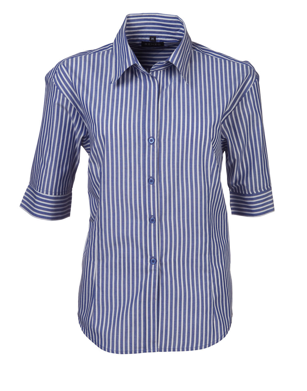 Renzo - S10 Ladies Stripe S/S Megan Blouse