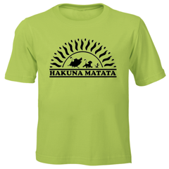 Hakuna Matata Kids printed T-shirts