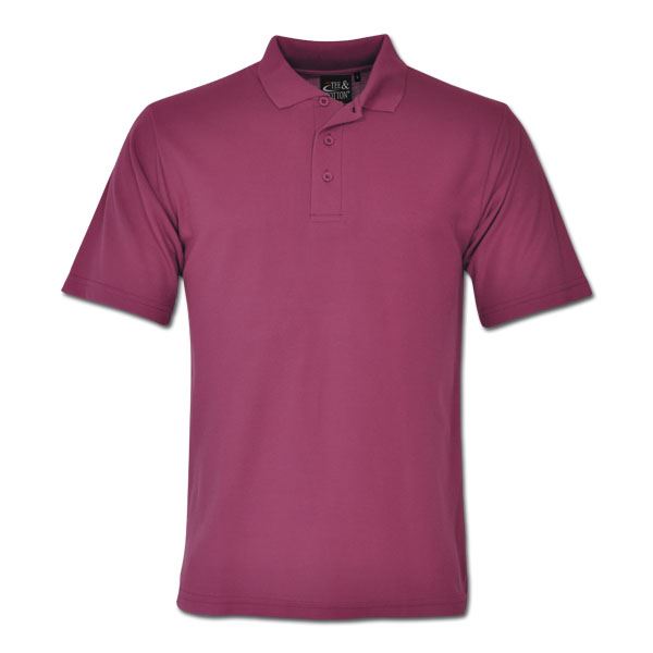 TEE&COTTON - Mens Classic Pique Knit Golf Shirt