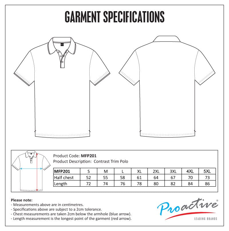 TEE&COTTON - Mens Contrast Trim Pique Knit Polo