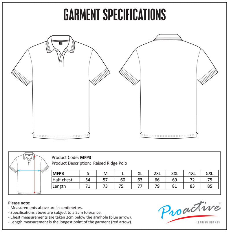 TEE&COTTON - Mens Raised Ridge Polo