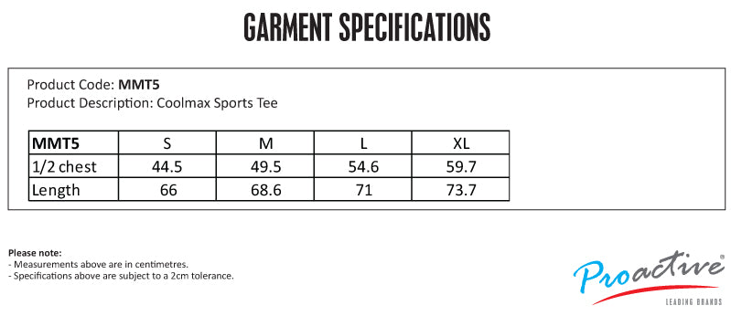 Coolmax Sports Tee