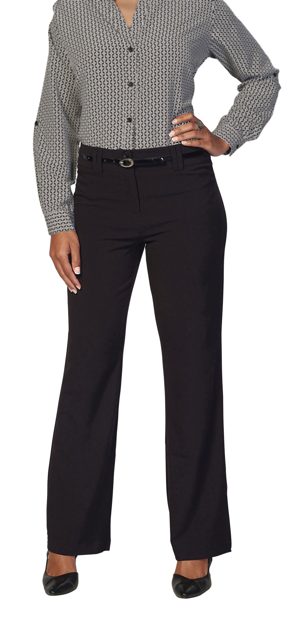 CARLO GALUCCI - Ladies PV Lycra Bella Bootleg Slacks