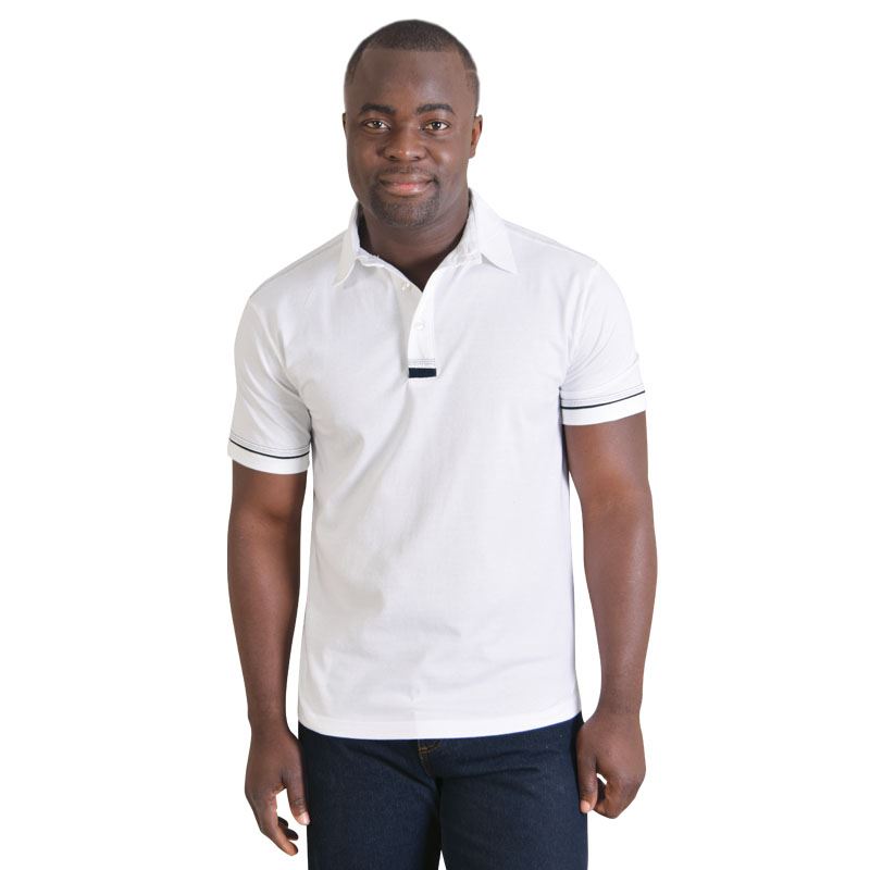 TEE&COTTON - Mens Flat Piping Polo
