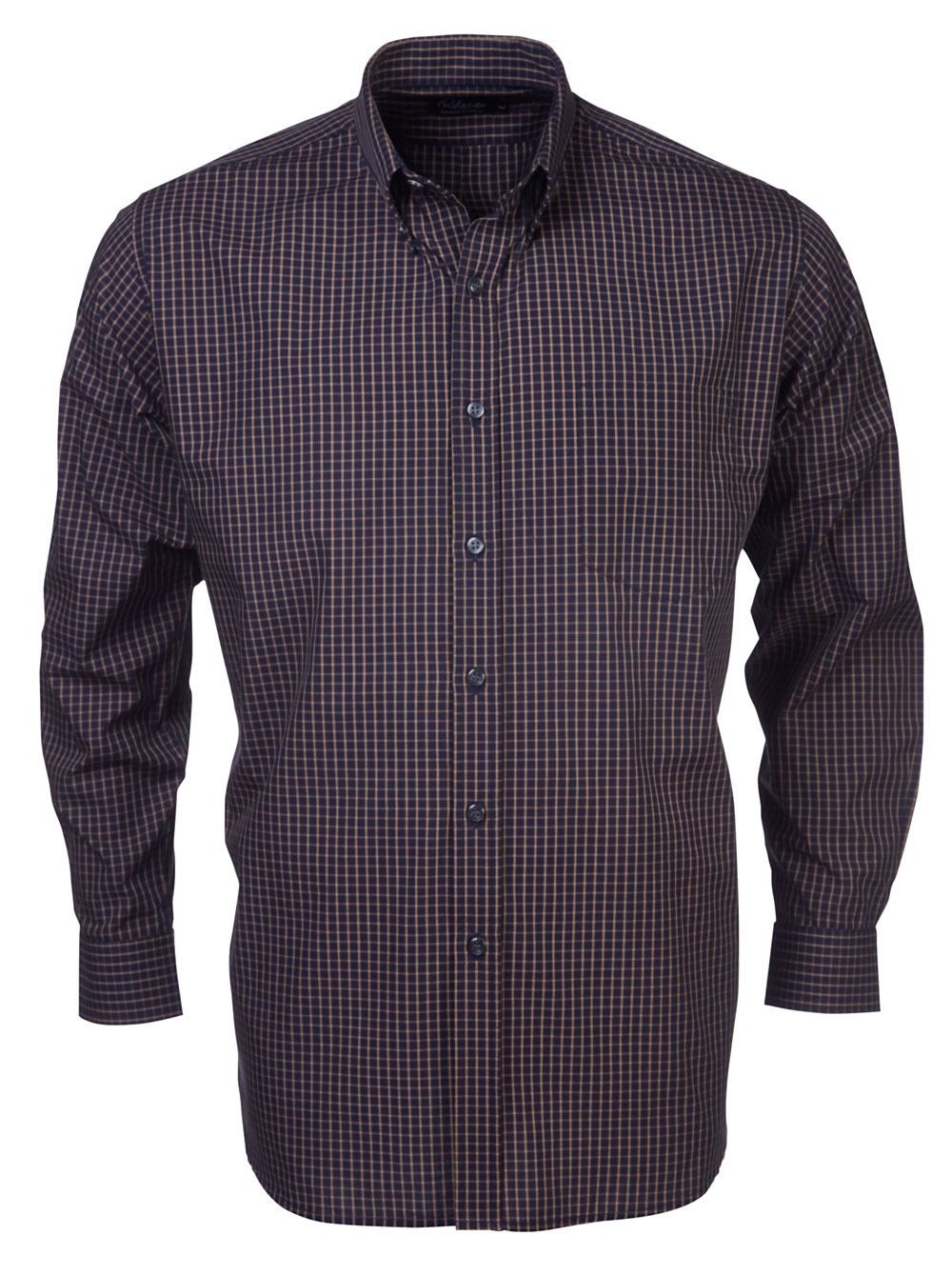 Rolando - K82 Mens Italian Check L/S Lounge Shirt