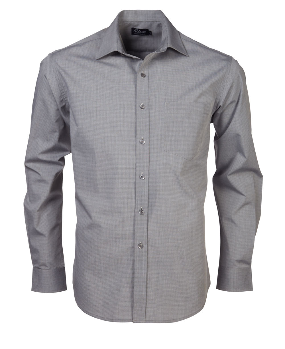 Rolando - K215 Mens Minimal Check L/S Shirt