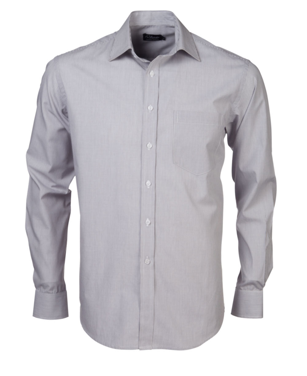 Rolando - K218 Mens Fine Stripe L/S Lounge Shirt