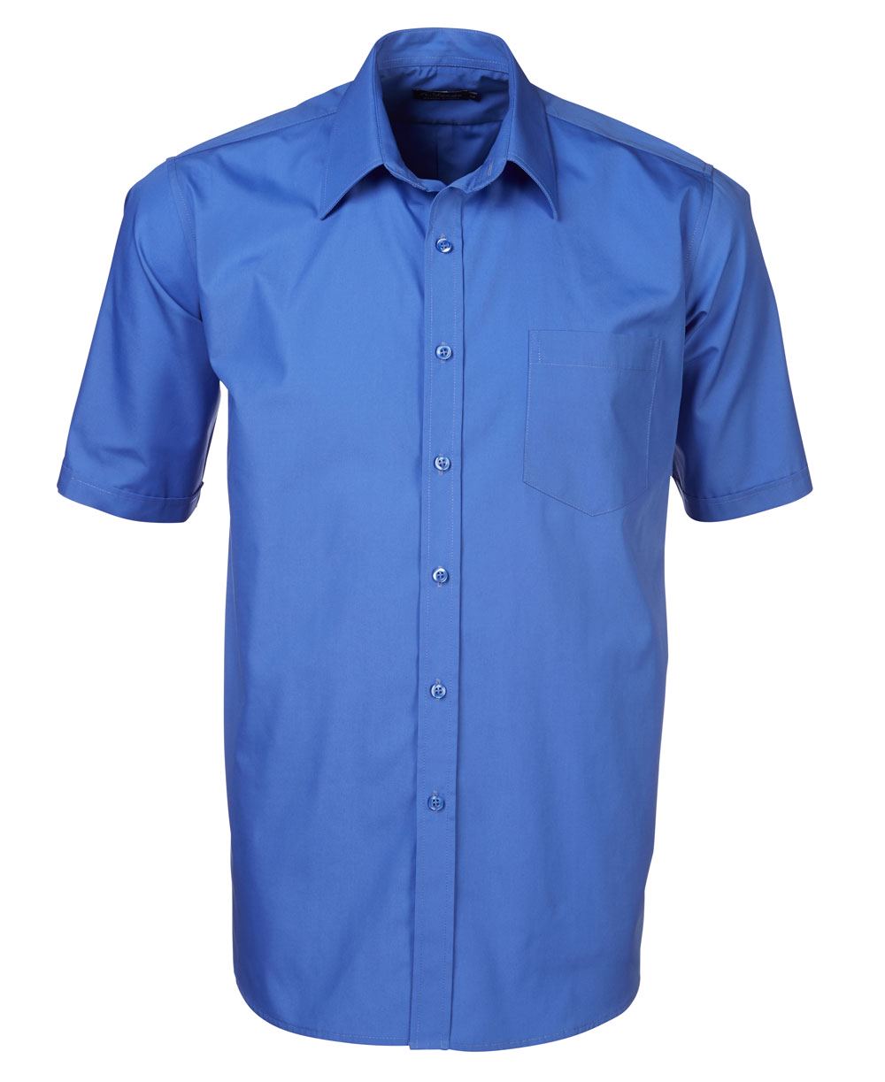Rolando - P070 Mens Easy Care Poplin S/S Lounge Shirt