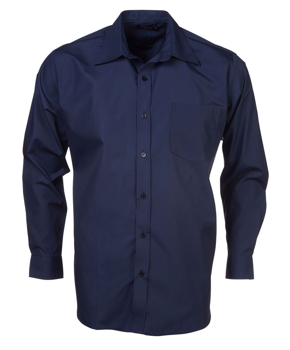 Rolando - P070 Mens Easy Care Poplin S/S Lounge Shirt
