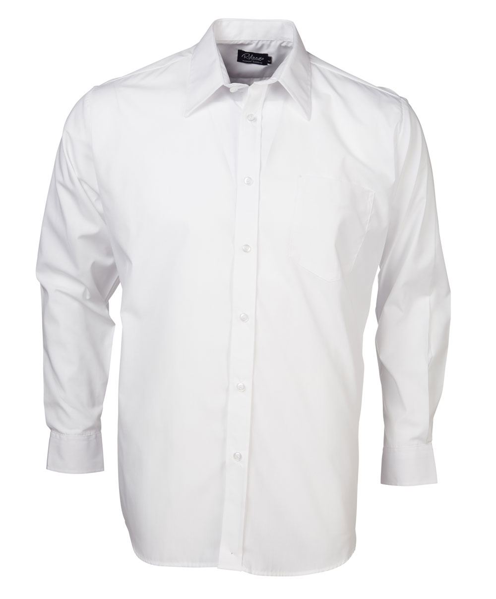 Rolando - P070 Mens Easy Care Poplin S/S Lounge Shirt