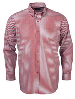 Renzo - S10 Mens Stripe L/S Lounge Shirt