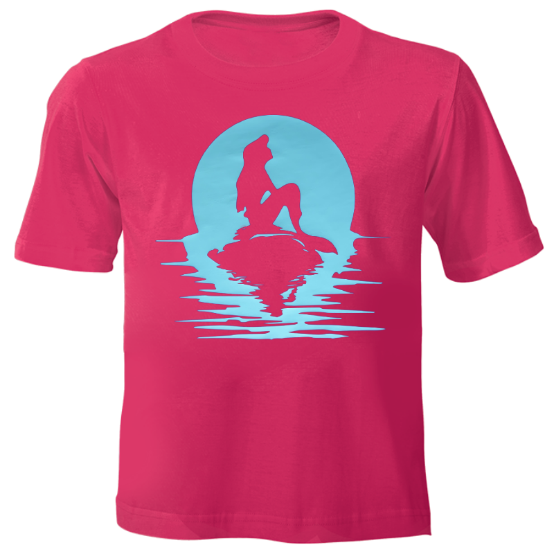 Mermaid Printed Kids T-Shirt