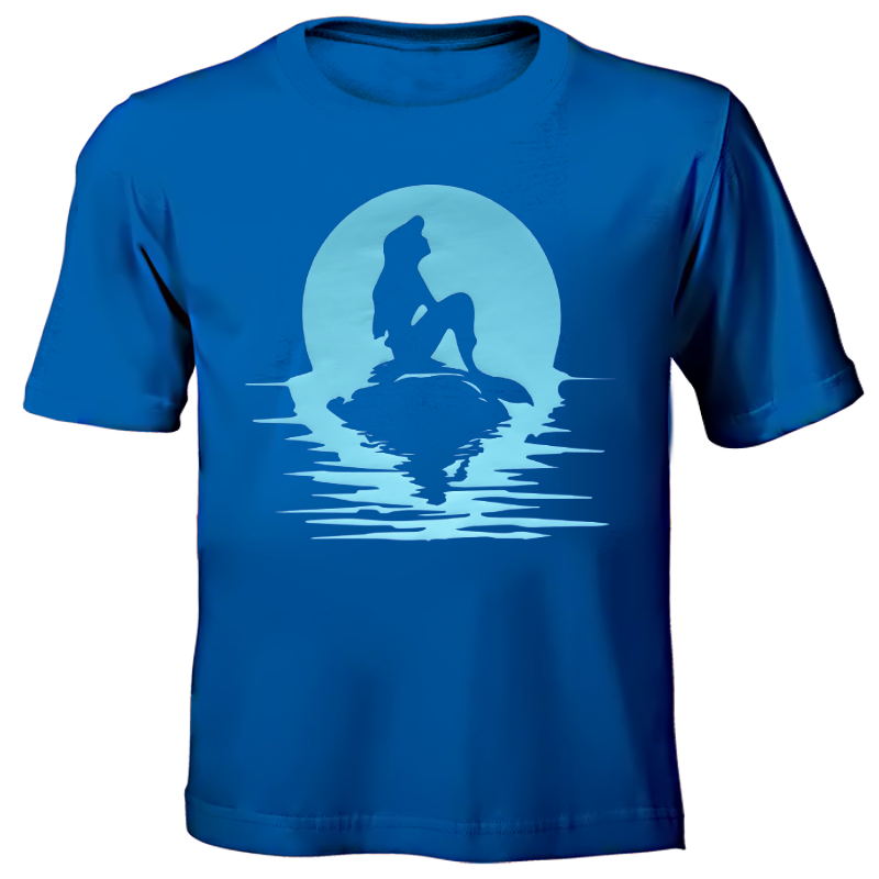 Mermaid Printed Kids T-Shirt