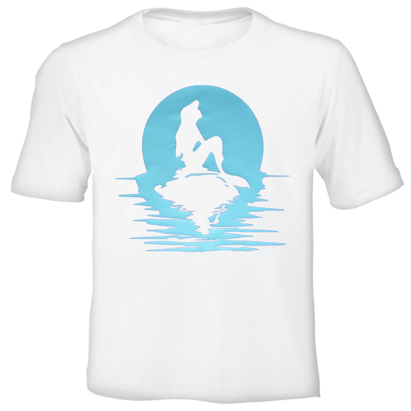 Mermaid Printed Kids T-Shirt