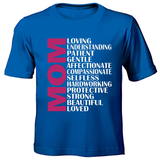 Printed T-Shirt - Mom Adjectives