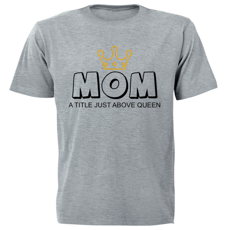 Printed T-Shirt - Mom Queen