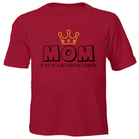 Printed T-Shirt - Mom Queen