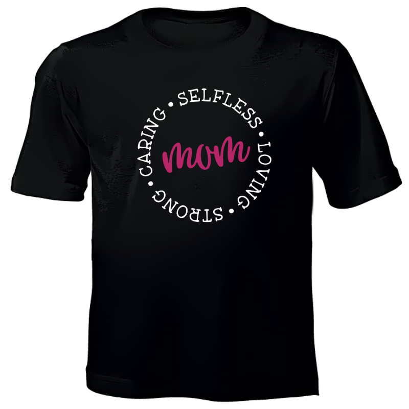 Printed T-Shirt - Caring Mom
