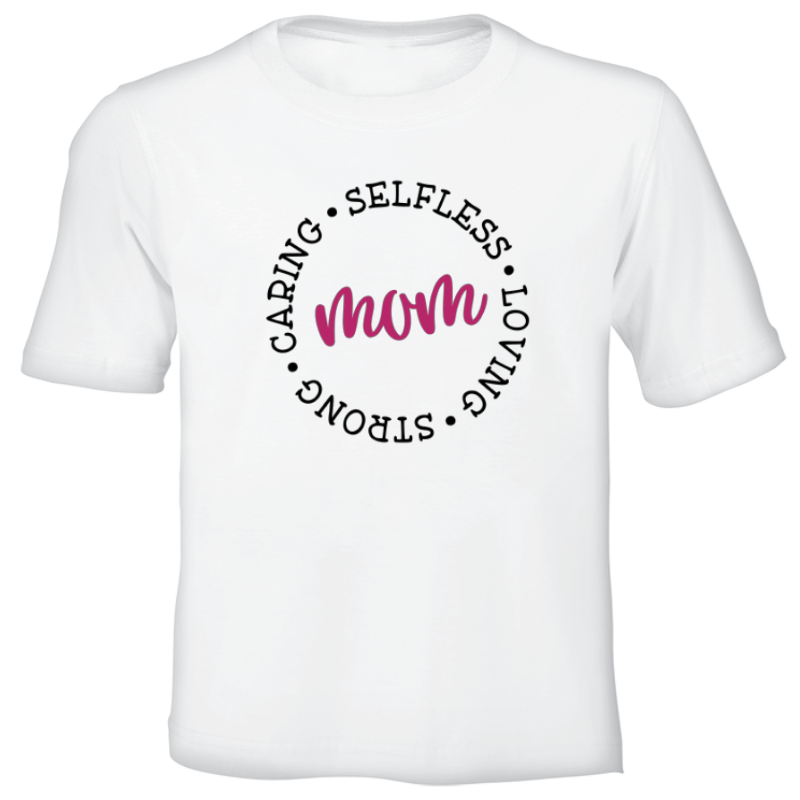 Printed T-Shirt - Caring Mom