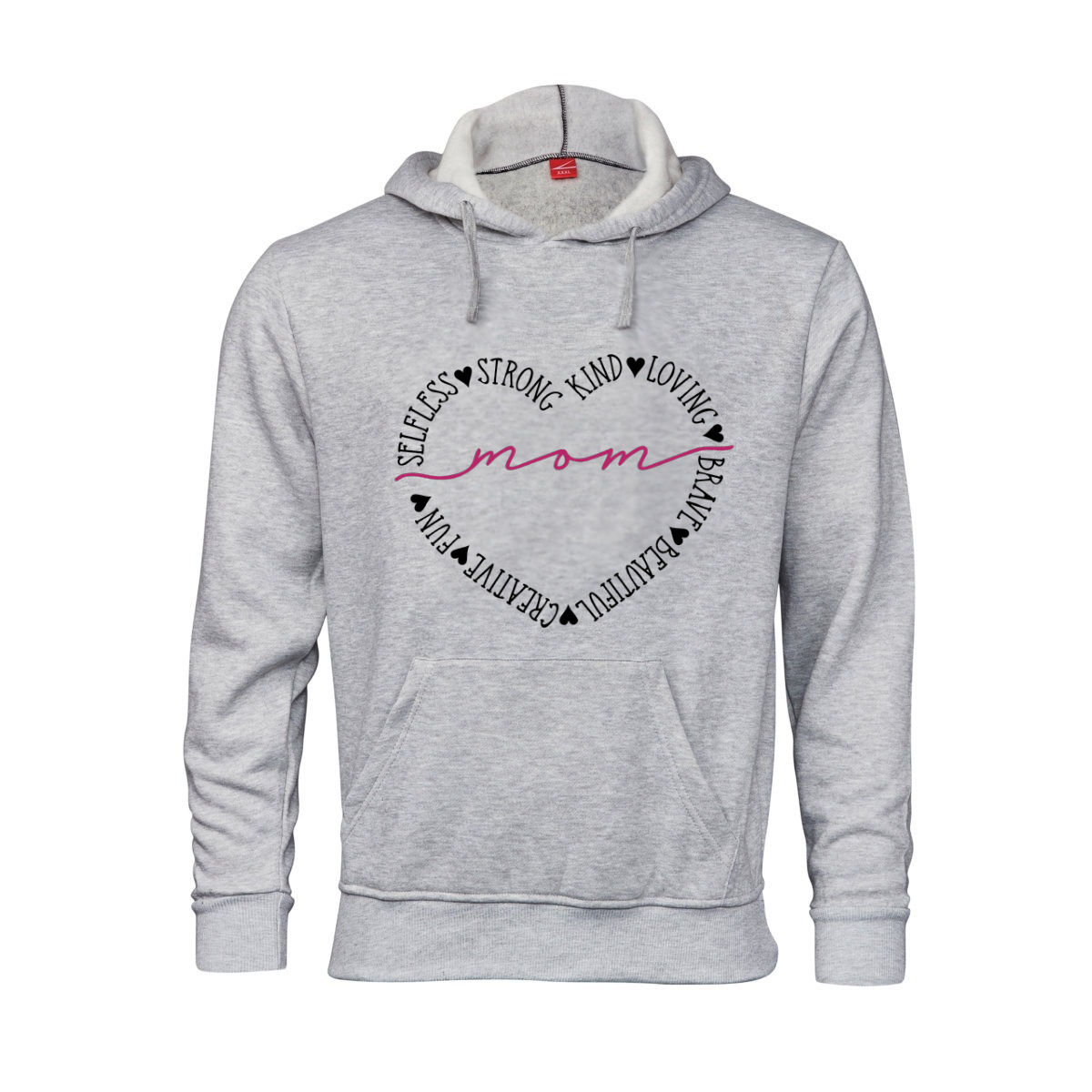 Printed Hoodie - Strong Mom
