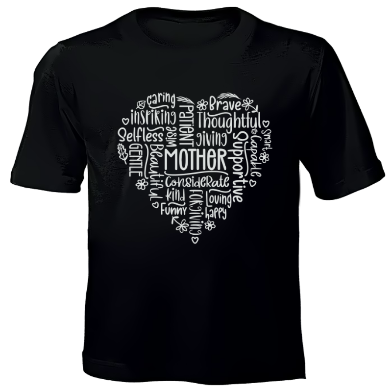 Printed T-Shirt - Mother Heart