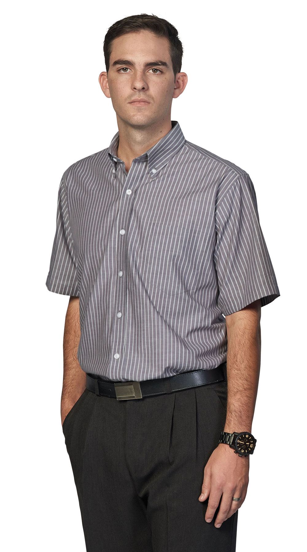 Rolando - N04 Mens Stripe S/S Lounge Shirt