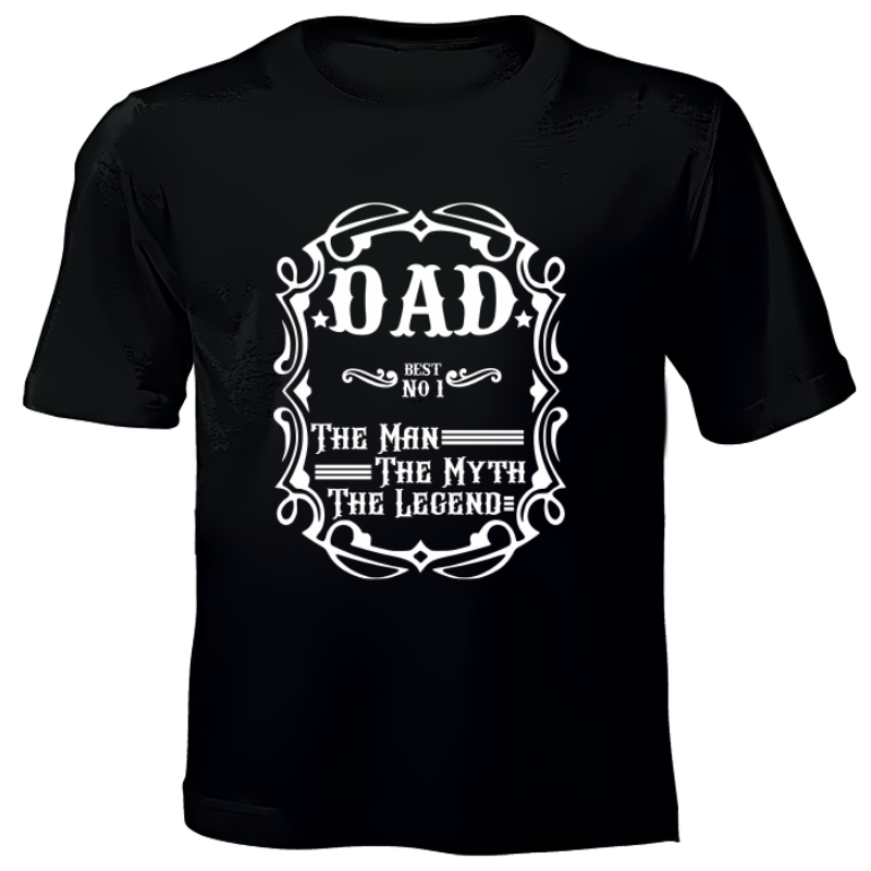 #1 Dad - Printed T-Shirt