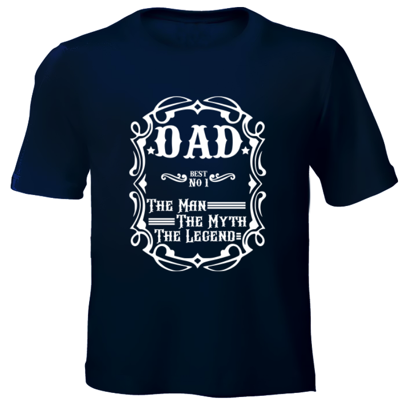 #1 Dad - Printed T-Shirt