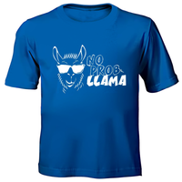 No Probllama Hand Printed T-Shirt
