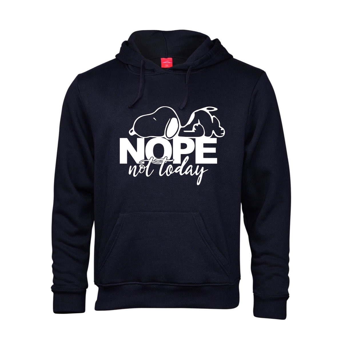Fanciful Designs - Not Today Printed Hoodie