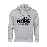 Fanciful Designs - Not Today Printed Hoodie