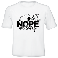 Fanciful Designs - Not Today Printed T-Shirt