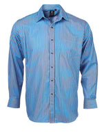 Pierre Cardin - PC1 Mens Stripe L/S Lounge Shirt