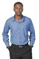 Pierre Cardin - PC1 Mens Stripe L/S Lounge Shirt