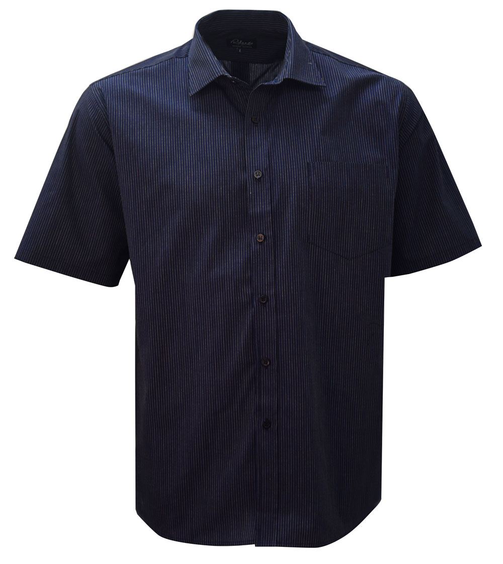 Rolando - K122 Mens Stripe S/S Lounge Shirt