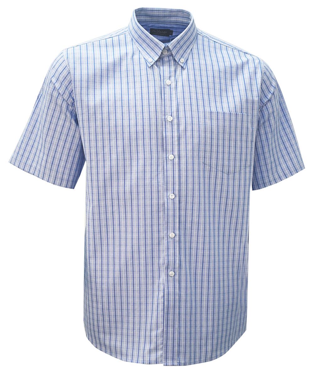 Rolando - K209 Mens Check S/S Lounge Shirt