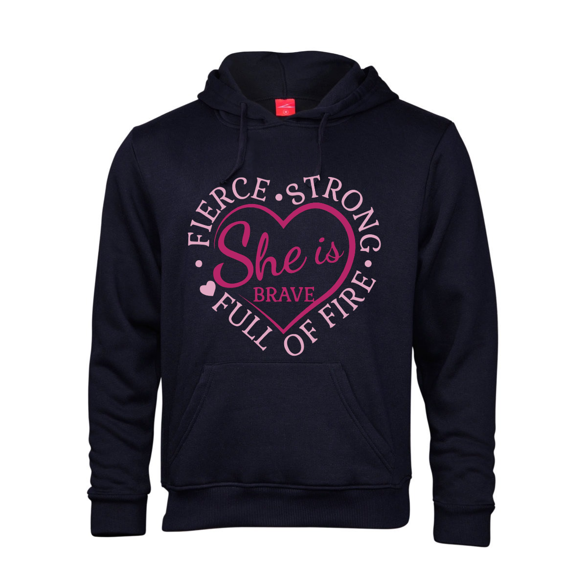 Brave Printed Hoodie