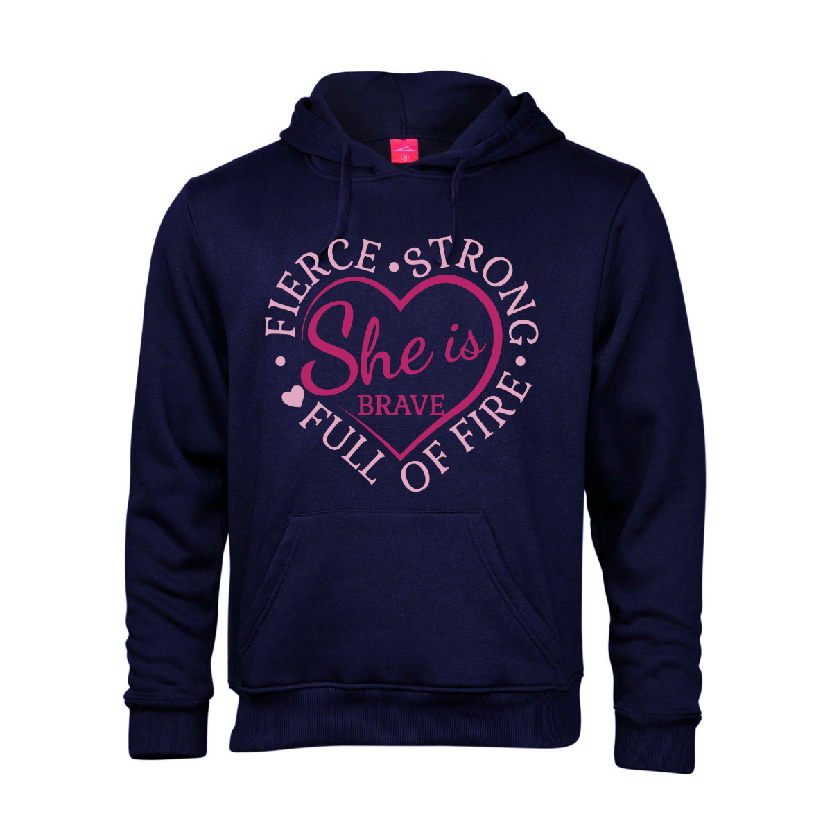 Brave Printed Hoodie