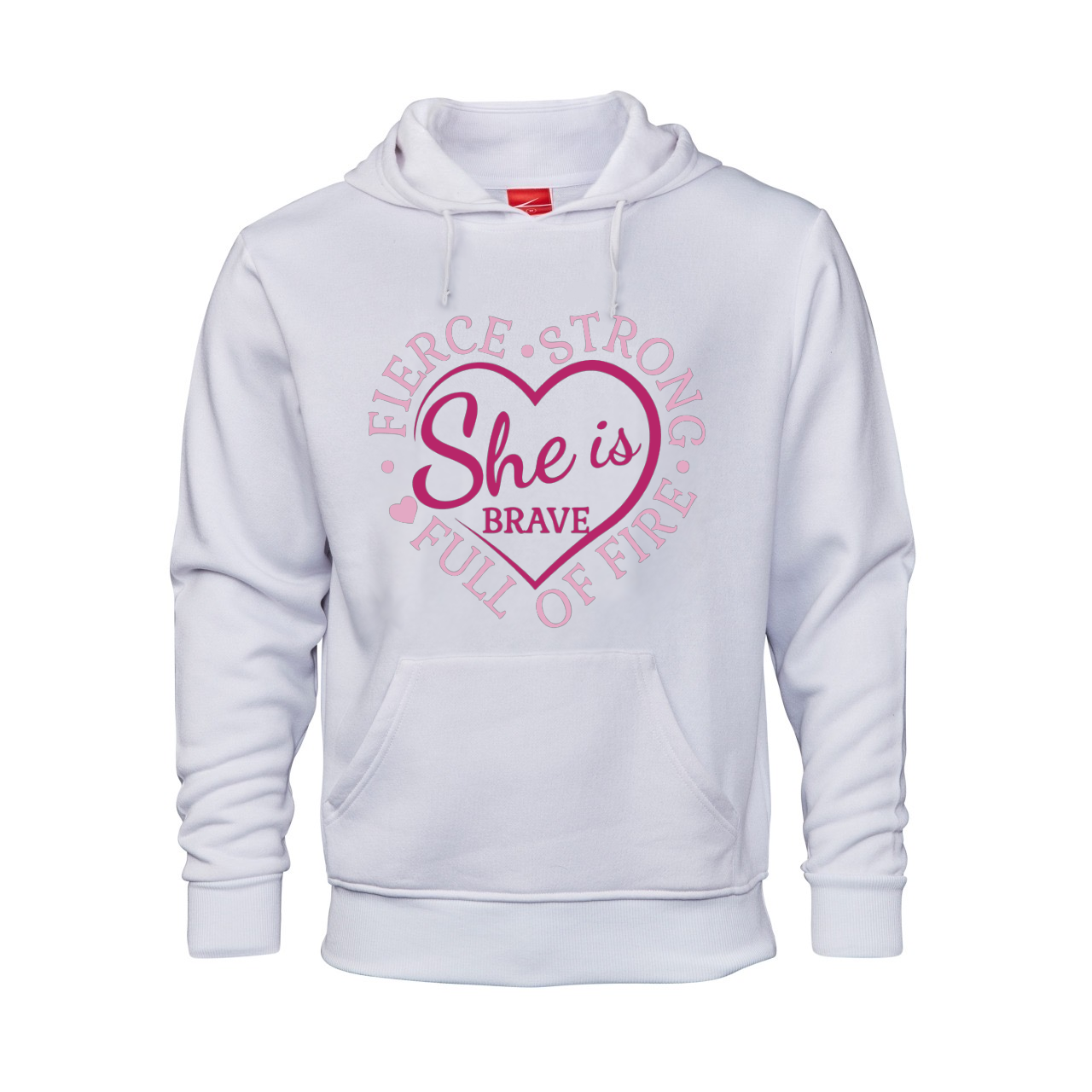 Brave Printed Hoodie