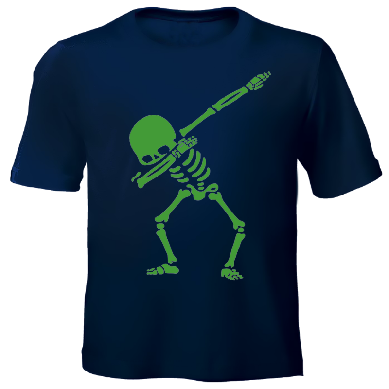 Skeleton Printed Kids T-Shirt