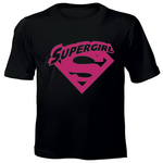 Fanciful Designs - Supergirl Printed T-Shirt