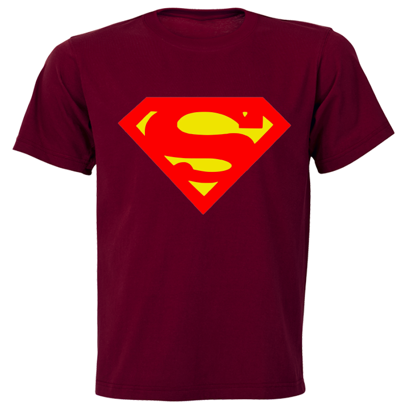 Superman Hand Printed T-Shirts