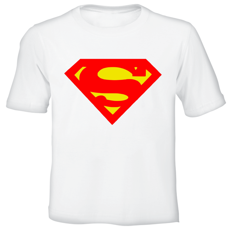 Superman Hand Printed T-Shirts