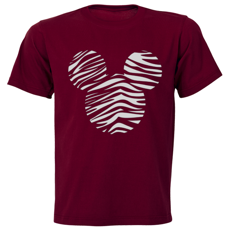Fanciful Designs - Zebra Mickey Printed T-Shirt