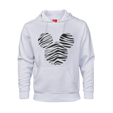Fanciful Designs - Zebra Mickey Printed Hoodie