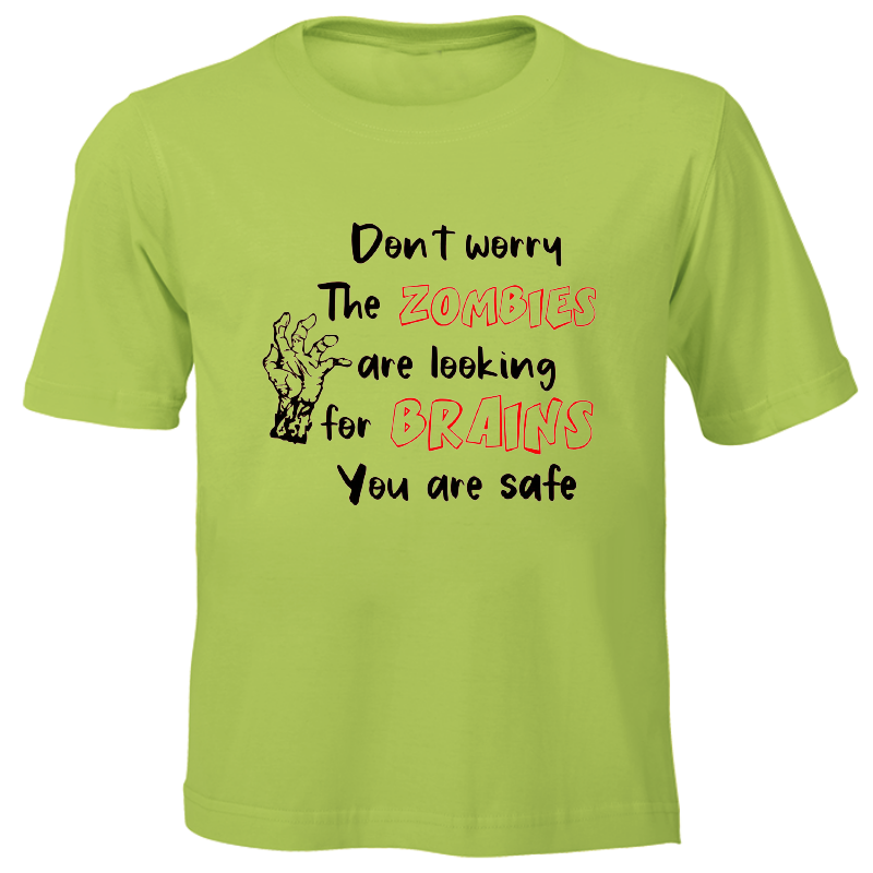 Zombies Hand Printed T-Shirt