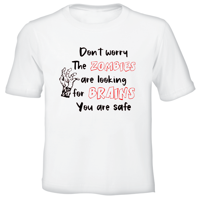 Zombies Hand Printed T-Shirt
