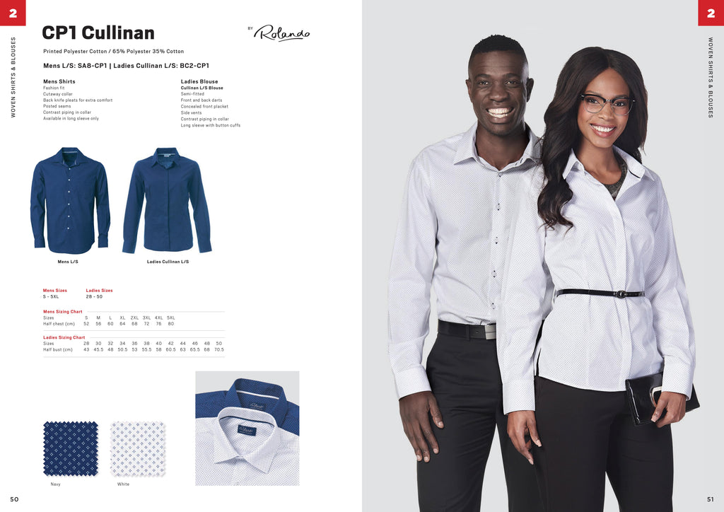Ladies Cullinan CP1 L/S Blouse