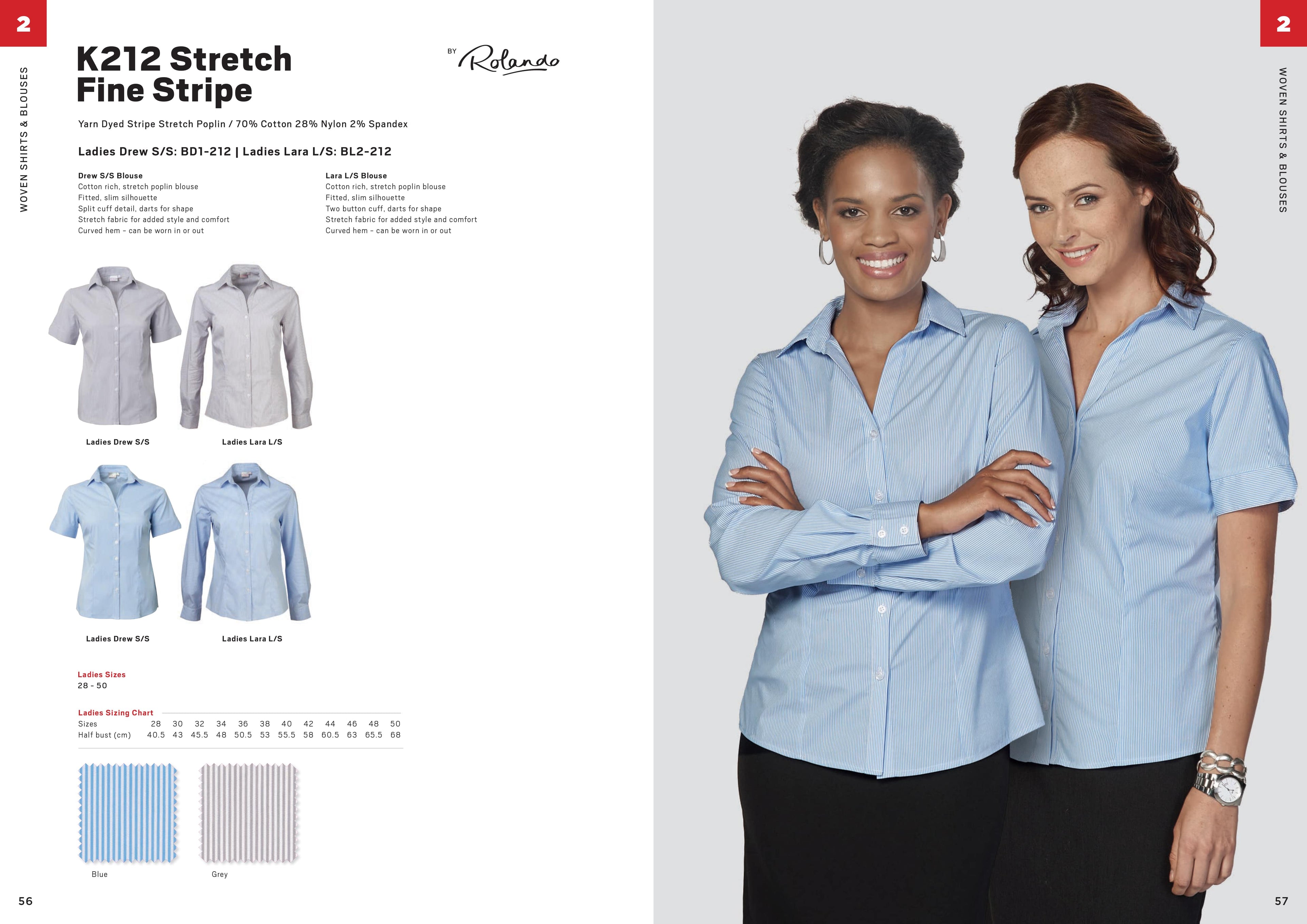 Lara K212 L/S Blouse